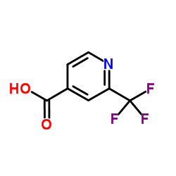 2-三氟甲基-4-吡啶甲酸结构式