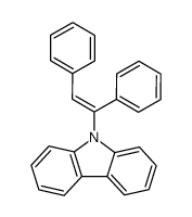 9-(1,2-diphenylvinyl)-9H-carbazole Structure