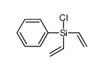 chloro-bis(ethenyl)-phenylsilane结构式