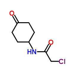 2-Chloro-N-(4-oxocyclohexyl)acetamide结构式