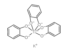 potassium,benzene-1,2-diolate,titanium(4+) Structure