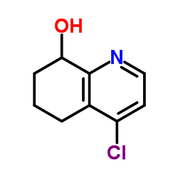 4-Chloro-5,6,7,8-tetrahydro-8-quinolinol structure