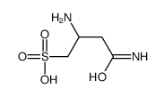 2,4-diamino-4-oxobutane-1-sulfonic acid Structure