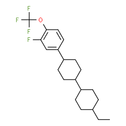 2-Fluoro-4-[(trans,trans)-4'-ethyl[1,1'-bicyclohexyl]-4-yl]-1-(trifluoromethoxy)benzene picture