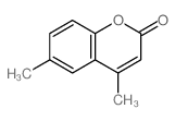 2H-1-Benzopyran-2-one,4,6-dimethyl- structure