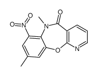 6,9-dimethyl-7-nitropyrido[2,3-b][1,5]benzoxazepin-5-one Structure