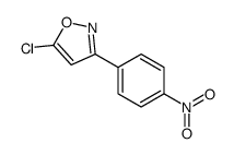 5-CHLORO-3-(4-NITROPHENYL)ISOXAZOLE Structure