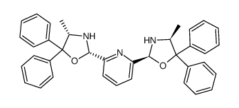 2,6-Bis[(2S,4S)-4-methyl-5,5-diphenyloxazolidin-2-yl]pyridine structure