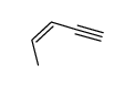 Cis-pent-3-en-1-yne Structure