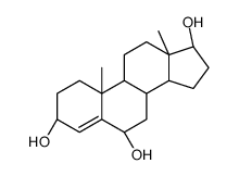 4-Androsten-3beta,6alpha,17beta-triol Structure