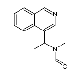 4-(1-N-formyl-N-methylaminoethyl)-isoquinoline结构式