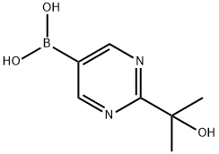 (2-(2-hydroxypropan-2-yl)pyrimidin-5-yl)boronic acid picture