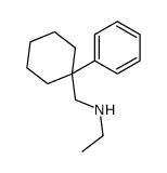 N-[(1-phenylcyclohexyl)methyl]ethanamine Structure