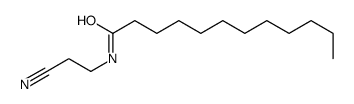 N-(2-cyanoethyl)dodecanamide结构式