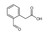 Benzeneacetic acid, 2-formyl- structure