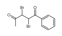 2,3-dibromo-1-phenyl-1,4-pentanedione Structure