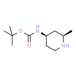 tert-Butyl ((2R,4R)-2-methylpiperidin-4-yl)carbamate picture