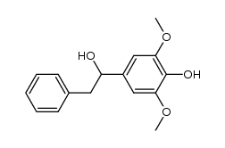 1-(3,5-Dimethoxy-4-hydroxyphenyl)-2-phenylethanol结构式