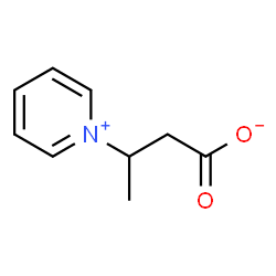 Pyridinium, 1-(2-carboxy-1-methylethyl)-, inner salt (9CI) Structure