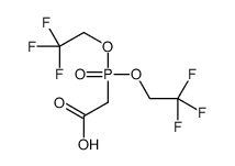 2-[bis(2,2,2-trifluoroethoxy)phosphoryl]acetic acid Structure