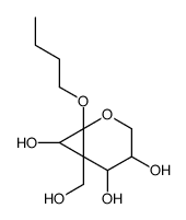 6-butoxy-1-(hydroxymethyl)-5-oxabicyclo[4.1.0]heptane-2,3,7-triol Structure