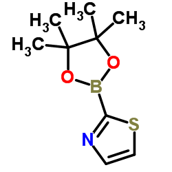 Thiazole-2-boronic acid pinacol ester Structure