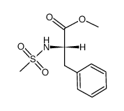 methyl (S)-3-phenyl-2-(methanesulfonylamino)-propanoate Structure