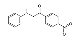 N-(4'-Nitrophenacyl)-anilin Structure