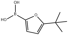 5-(tert-butyl)furan-2-boronic acid结构式