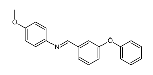 N-(4-methoxyphenyl)-1-(3-phenoxyphenyl)methanimine Structure