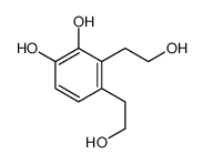 3,4-bis(2-hydroxyethyl)benzene-1,2-diol Structure