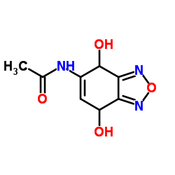 Acetamide, N-(4,7-dihydro-4,7-dihydroxy-2,1,3-benzoxadiazol-5-yl)- (9CI) Structure