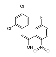 N-(2,4-Dichlorophenyl)-5-fluoro-2-nitrobenzamide Structure