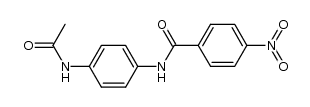 1-acetylamino-4-(4-nitro-benzoylamino)-benzene Structure