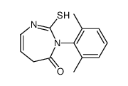 2-Thioxo-3-(2,6-xylyl)-2,3,4,5-tetrahydro-1H-1,3-diazepin-4-one Structure