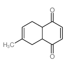 1,4-Naphthoquinone, 4a,5,8,8a-tetrahydro-6-methyl- Structure