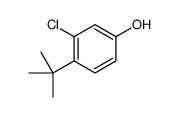 4-(叔丁基)-3-氯酚结构式