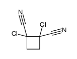 1,2-Dichloro-1,2-cyclobutanedicarbonitrile结构式