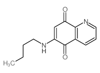 6-(Butylamino)-5, 8-quinolinedione Structure