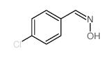 (NE)-N-[(4-chlorophenyl)methylidene]hydroxylamine结构式