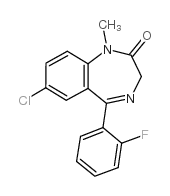 fludiazepam structure