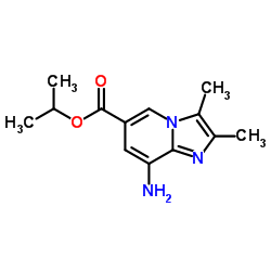 isopropyl 8-amino-2,3-dimethylimidazole[1,2-a]pyridine-6-carboxylic acid结构式