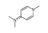 N,N,1-trimethylpyridin-1-ium-4-amine结构式