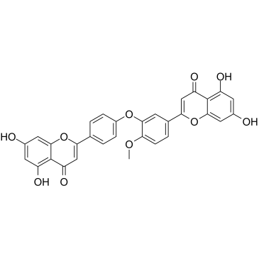 4-O-Methylochnaflavone Structure