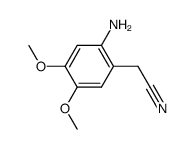 (2-amino-4,5-dimethoxy-phenyl)-acetonitrile Structure