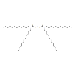 bis(didodecyldithiocarbamato-S,S')zinc结构式