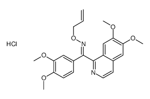 (E)-[(6,7-dimethoxyisoquinolin-1-yl)-(3,4-dimethoxyphenyl)methylidene]-prop-2-enoxyazanium,chloride结构式