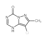 7-chloro-8-methyl-1,3,5,9-tetrazabicyclo[4.3.0]nona-3,5,7-trien-2-one Structure