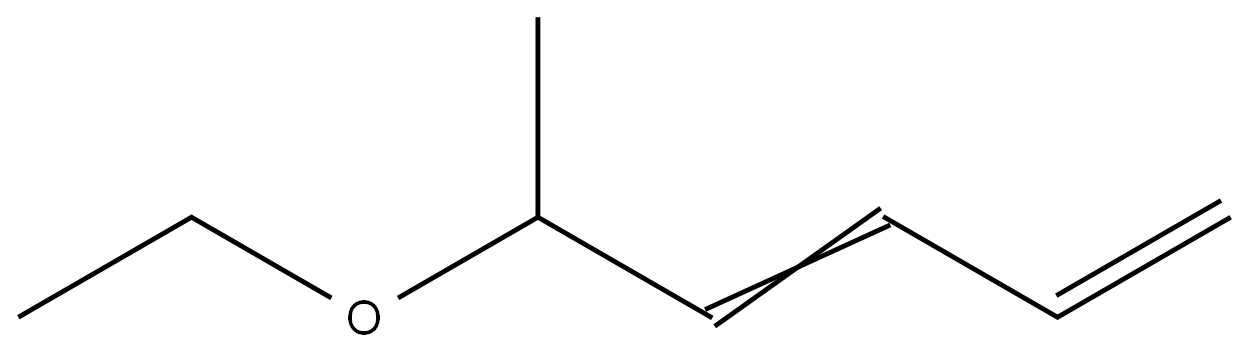 1,3-Hexadiene, 5-ethoxy- Structure