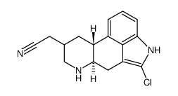 N-desmethyl lergotrile structure